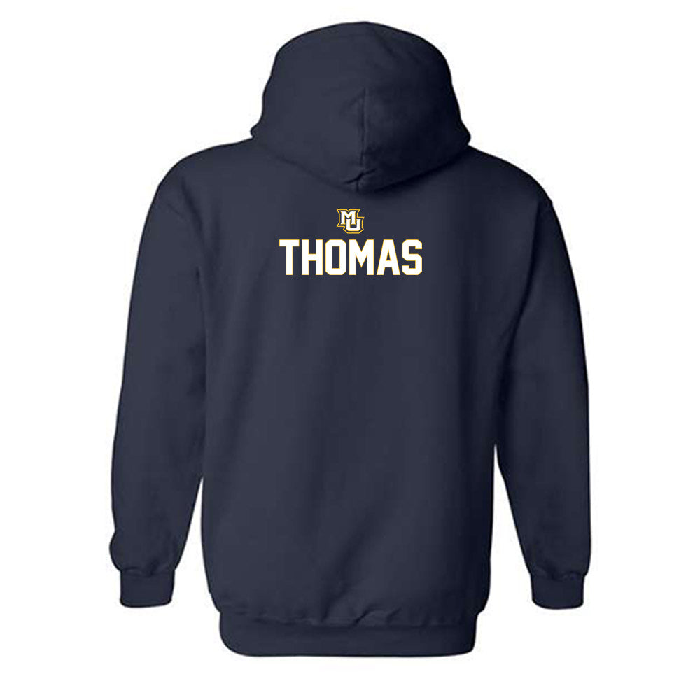 Marquette - NCAA Men's Tennis : Alex Thomas - Generic Shersey Hooded Sweatshirt-1
