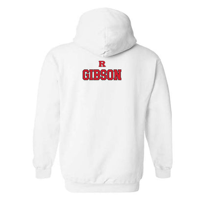 Rutgers - NCAA Wrestling : Mason Gibson - Generic Shersey Hooded Sweatshirt-1
