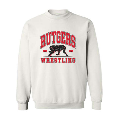 Rutgers - NCAA Wrestling : Conner Harer - Generic Shersey Crewneck Sweatshirt-0
