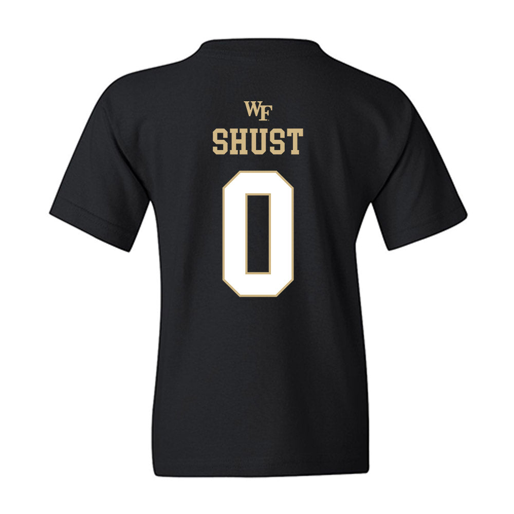 Wake Forest - NCAA Football : Brady Shust - Sports Shersey Youth T-Shirt-1