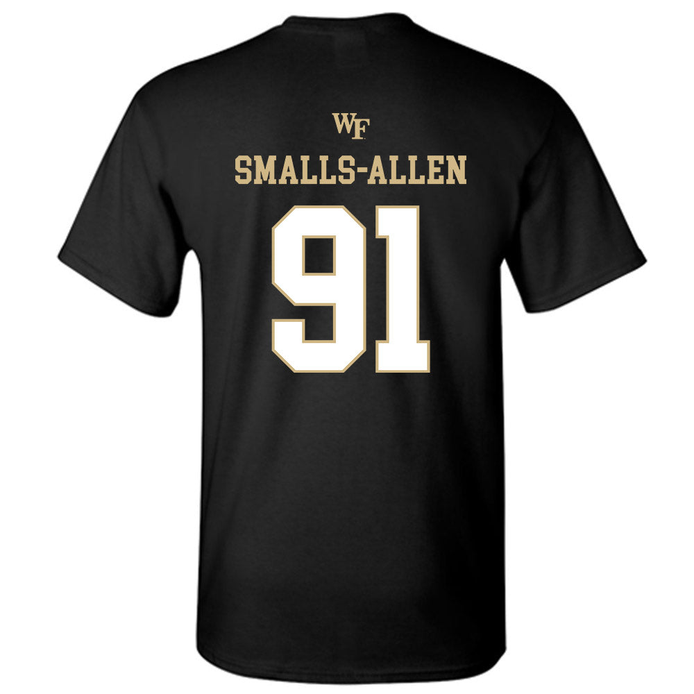 Wake Forest - NCAA Football : Lucas Smalls-Allen - Sports Shersey T-Shirt-1