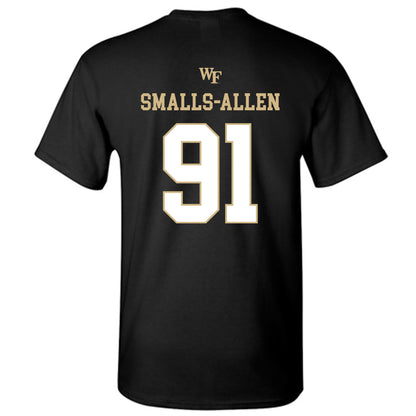 Wake Forest - NCAA Football : Lucas Smalls-Allen - Sports Shersey T-Shirt-1