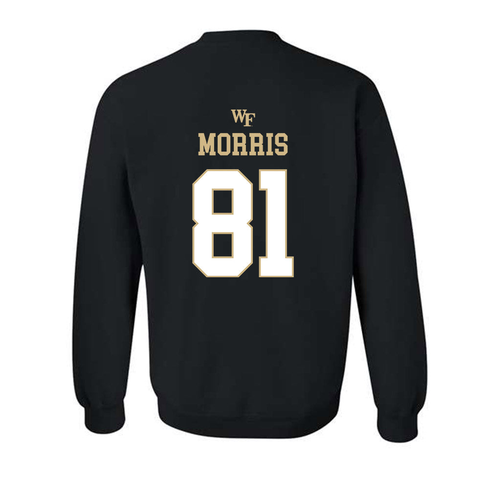 Wake Forest - NCAA Football : Landon Morris - Sports Shersey Crewneck Sweatshirt-1