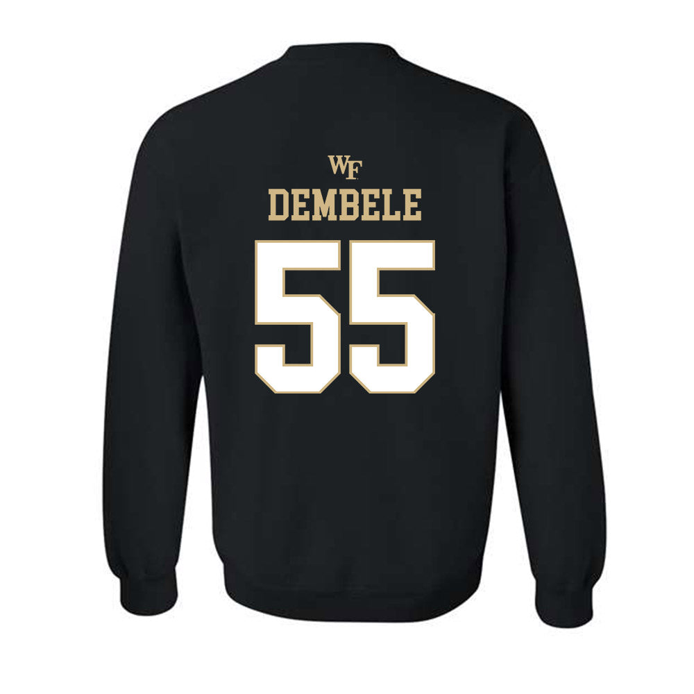 Wake Forest - NCAA Football : Kadear Dembele - Sports Shersey Crewneck Sweatshirt-1