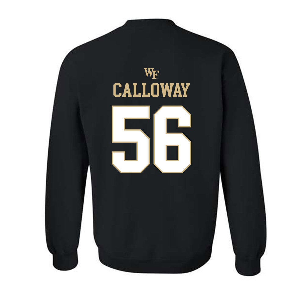 Wake Forest - NCAA Football : Ethan Calloway - Sports Shersey Crewneck Sweatshirt-1