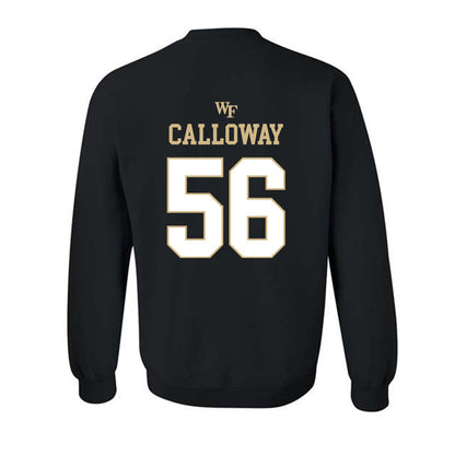 Wake Forest - NCAA Football : Ethan Calloway - Sports Shersey Crewneck Sweatshirt-1