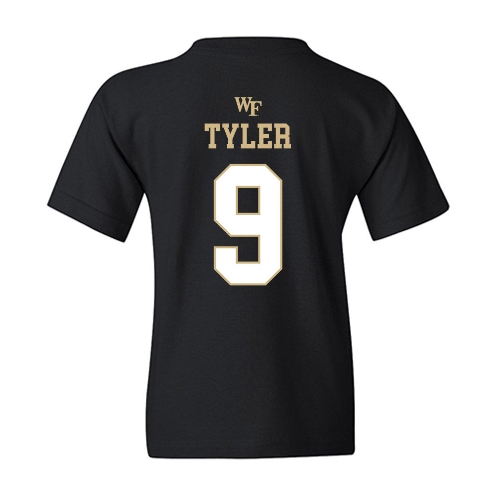 Wake Forest - NCAA Football : Chase Tyler - Sports Shersey Youth T-Shirt-1