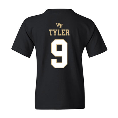 Wake Forest - NCAA Football : Chase Tyler - Sports Shersey Youth T-Shirt-1