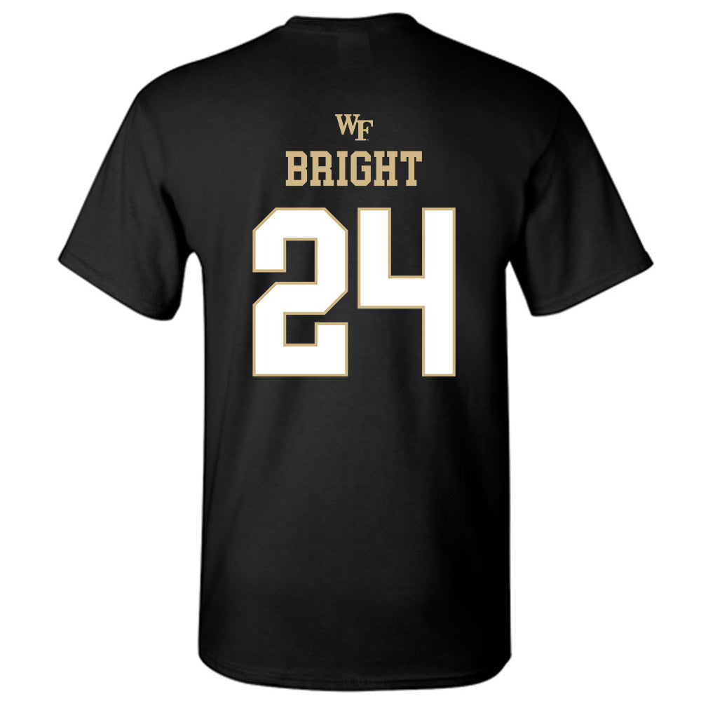 Wake Forest - NCAA Football : Micah Bright - Sports Shersey T-Shirt-1