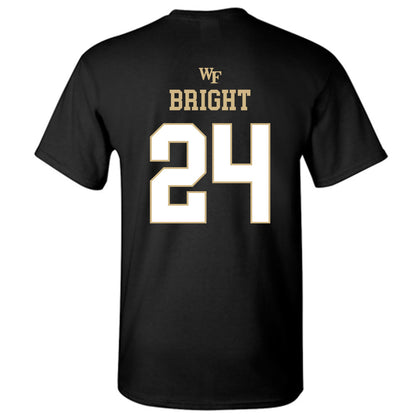 Wake Forest - NCAA Football : Micah Bright - Sports Shersey T-Shirt-1