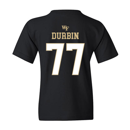 Wake Forest - NCAA Football : Dylan Durbin - Sports Shersey Youth T-Shirt-1