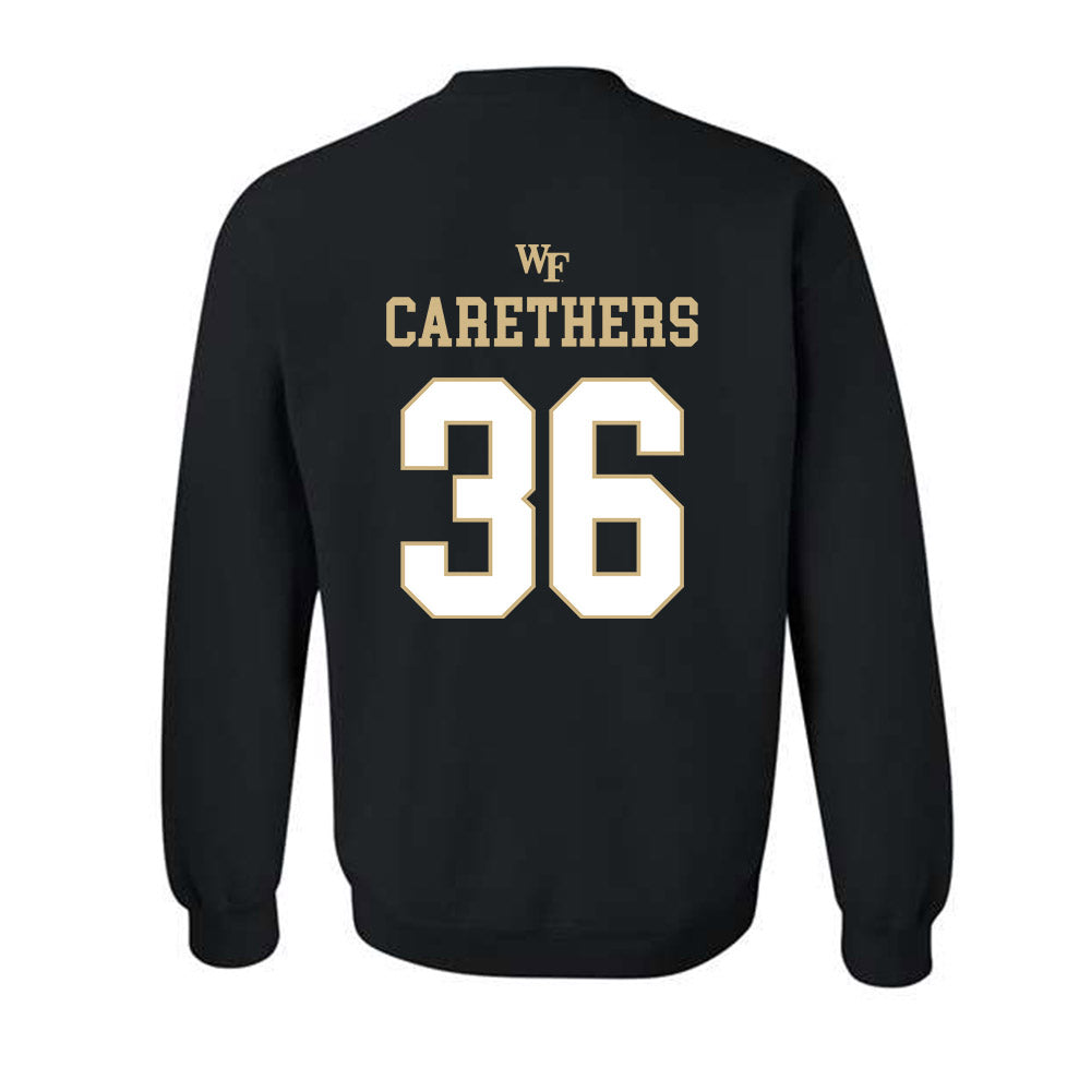 Wake Forest - NCAA Football : Seth Carethers - Sports Shersey Crewneck Sweatshirt-1