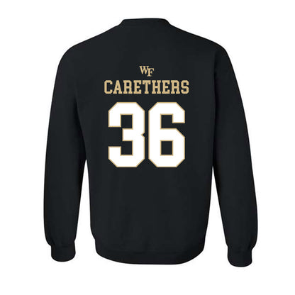 Wake Forest - NCAA Football : Seth Carethers - Sports Shersey Crewneck Sweatshirt-1