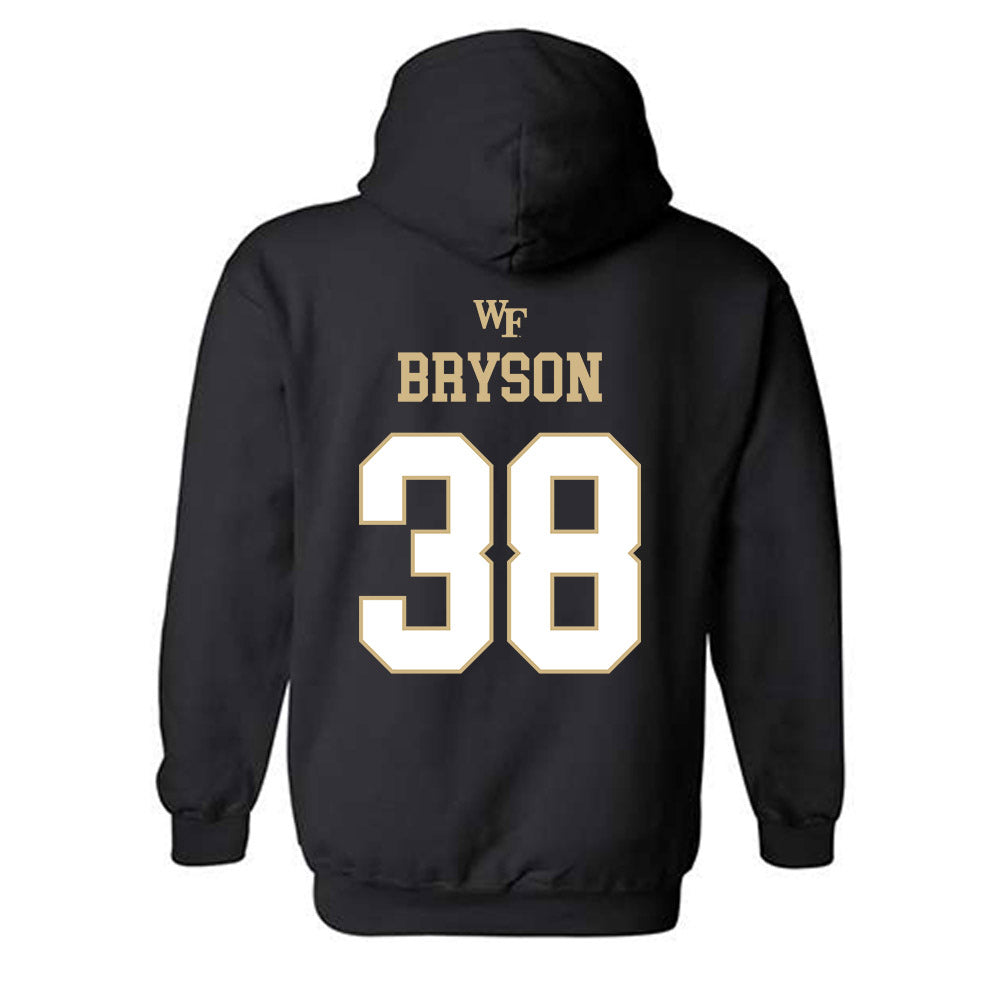 Wake Forest - NCAA Football : Walker Bryson - Sports Shersey Hooded Sweatshirt-1