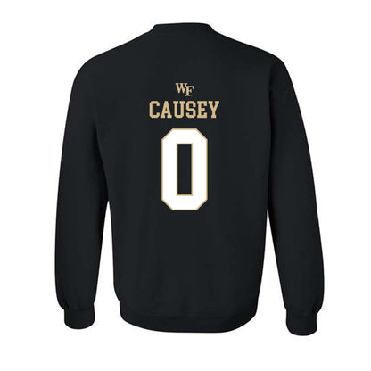 Wake Forest - NCAA Football : Bernard Causey - Sports Shersey Crewneck Sweatshirt-1