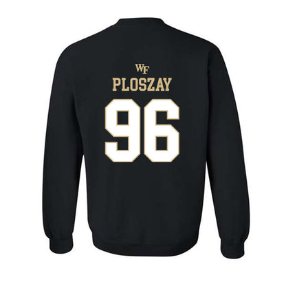 Wake Forest - NCAA Football : Jack Ploszay - Sports Shersey Crewneck Sweatshirt-1