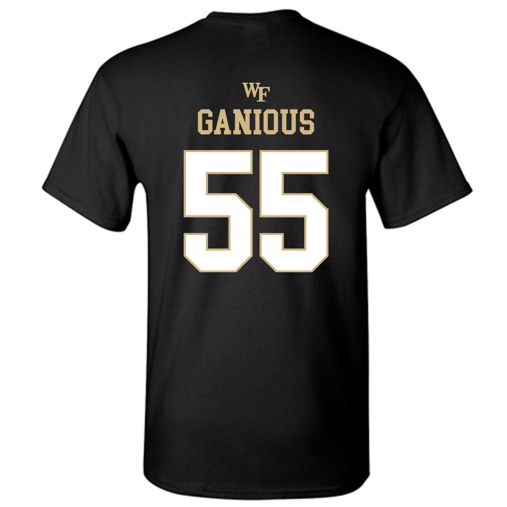 Wake Forest - NCAA Football : Bryce Ganious - Sports Shersey T-Shirt-1
