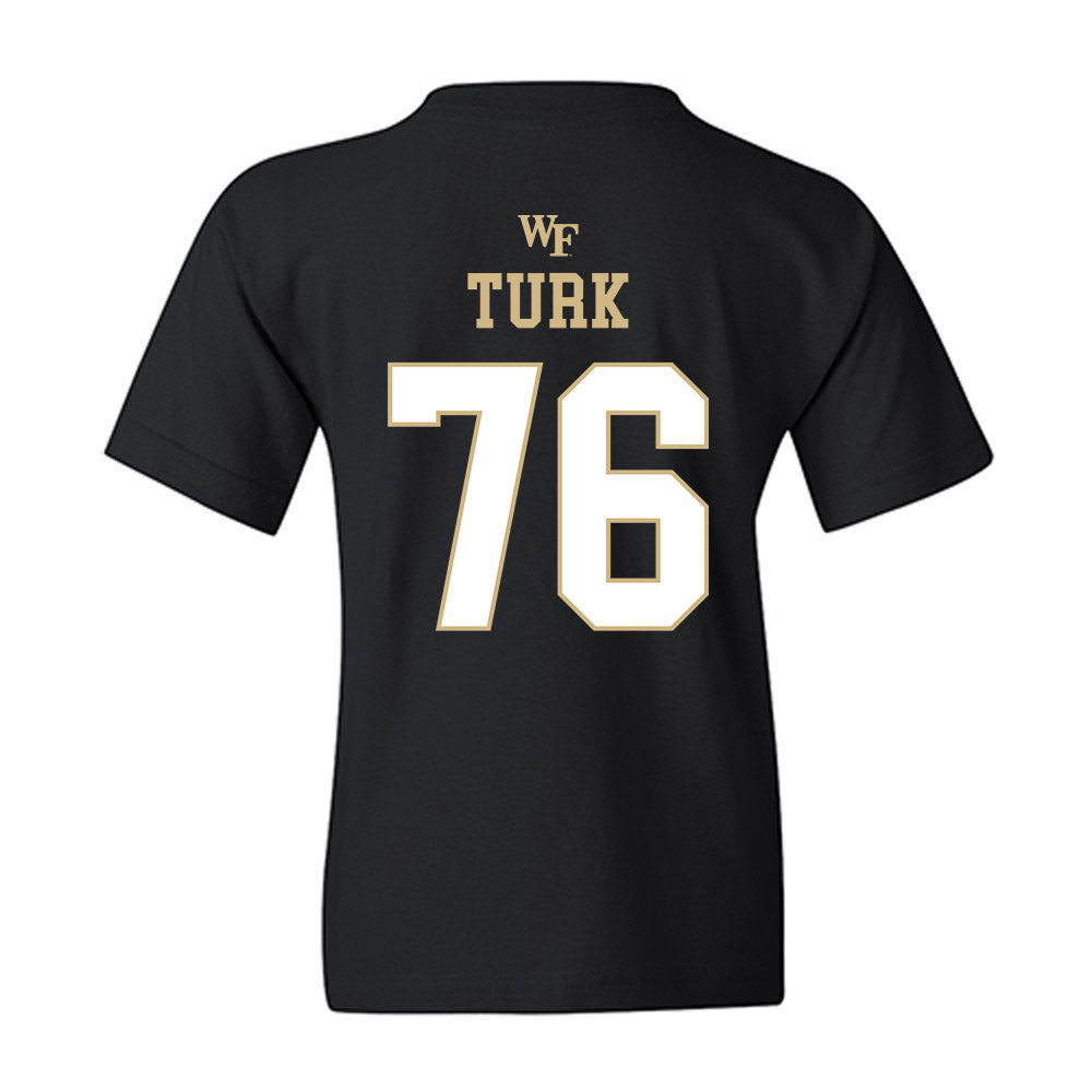 Wake Forest - NCAA Football : Fletcher Turk - Sports Shersey Youth T-Shirt-1