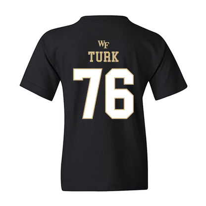 Wake Forest - NCAA Football : Fletcher Turk - Sports Shersey Youth T-Shirt-1