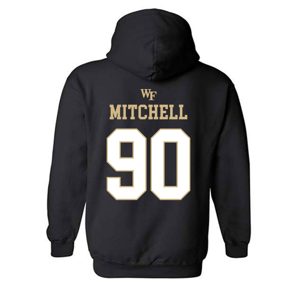 Wake Forest - NCAA Football : Sydir Mitchell - Sports Shersey Hooded Sweatshirt-1