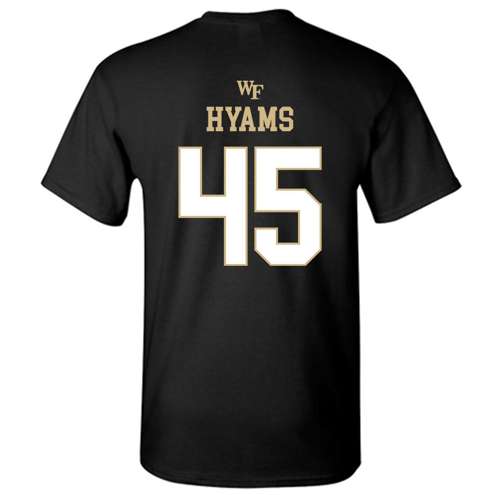 Wake Forest - NCAA Football : Ethan Hyams - Sports Shersey T-Shirt-1