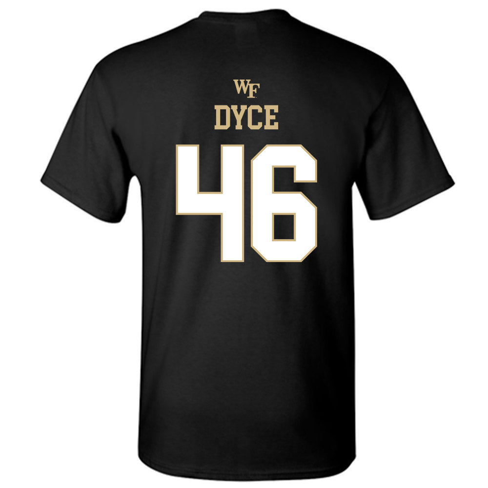 Wake Forest - NCAA Football : Deuce Dyce - Sports Shersey T-Shirt-1