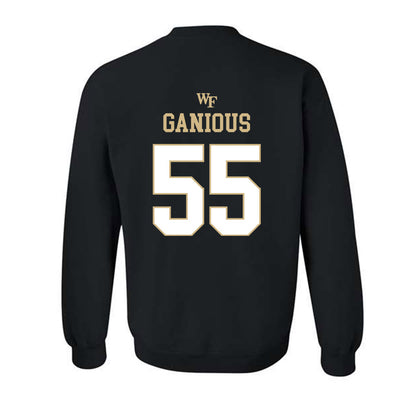 Wake Forest - NCAA Football : Bryce Ganious - Sports Shersey Crewneck Sweatshirt-1
