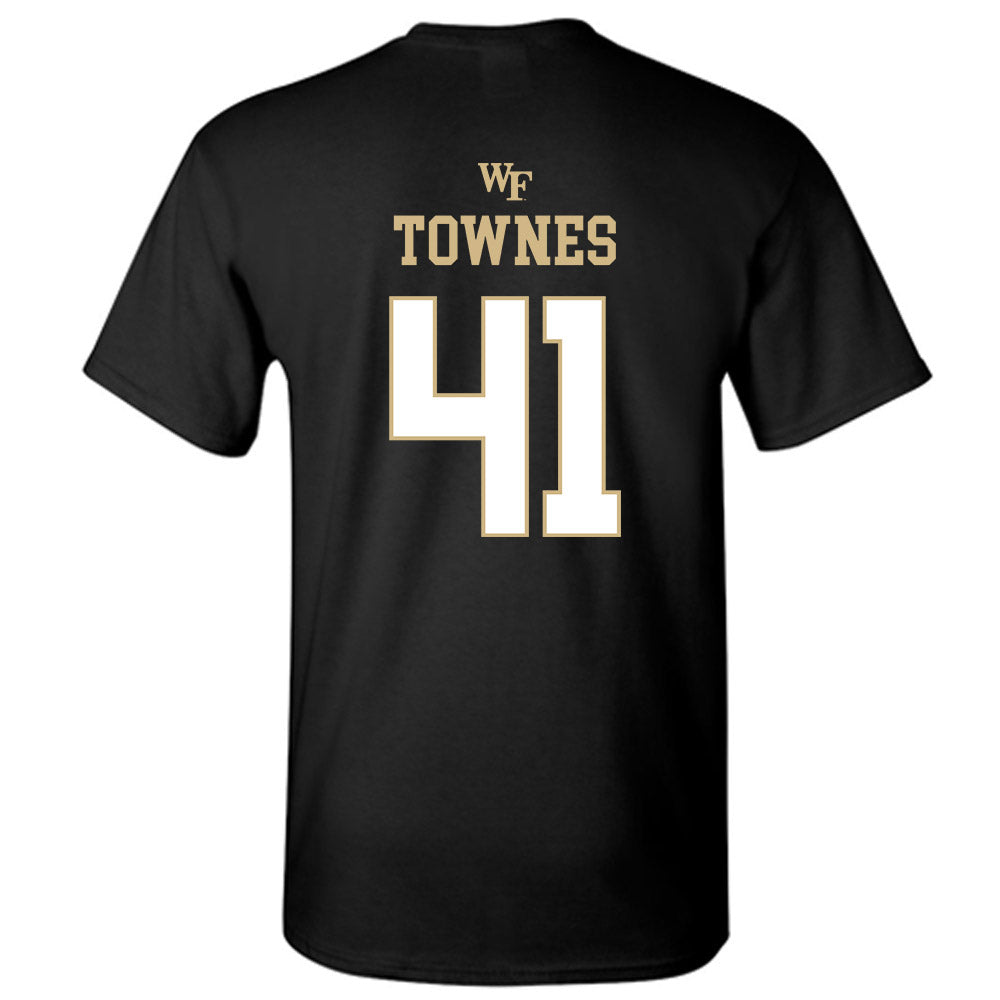 Wake Forest - NCAA Football : Kalil Townes - Sports Shersey T-Shirt-1