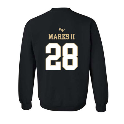 Wake Forest - NCAA Football : Aj Marks II - Sports Shersey Crewneck Sweatshirt-1