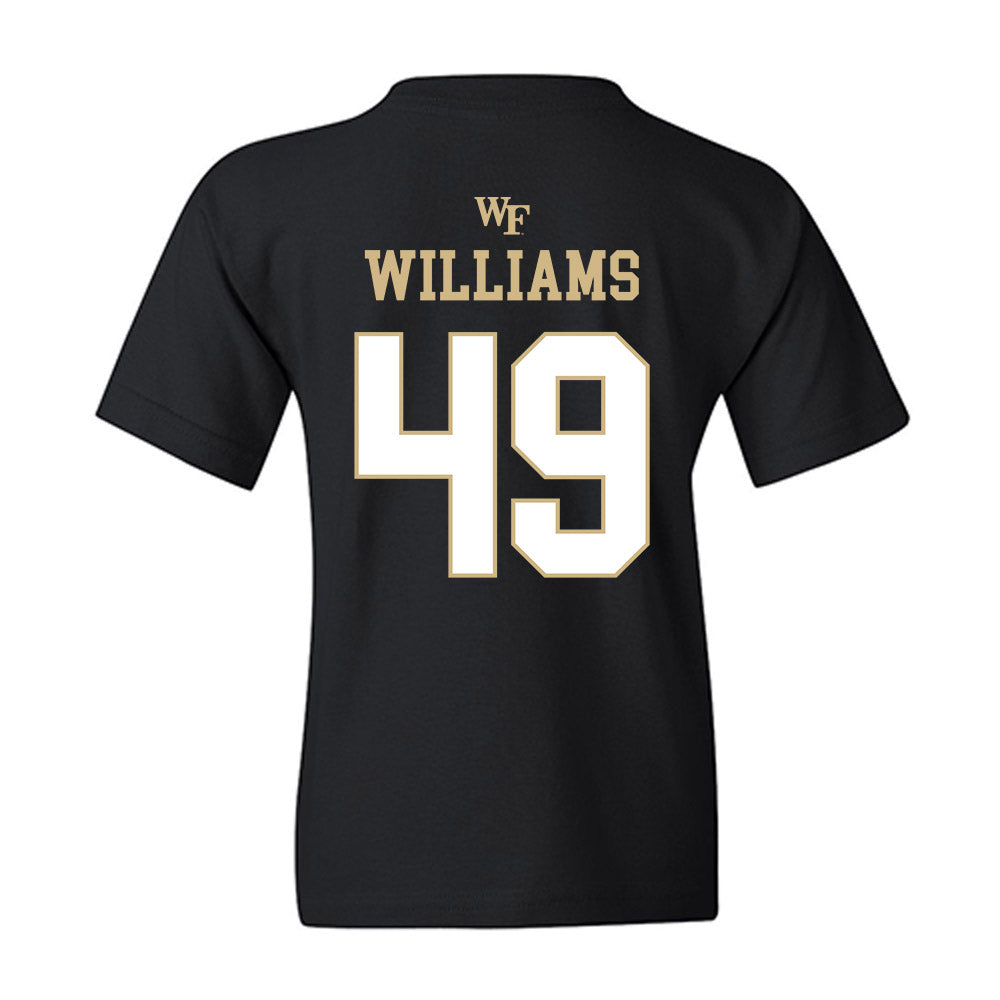 Wake Forest - NCAA Football : Eric Williams - Sports Shersey Youth T-Shirt-1