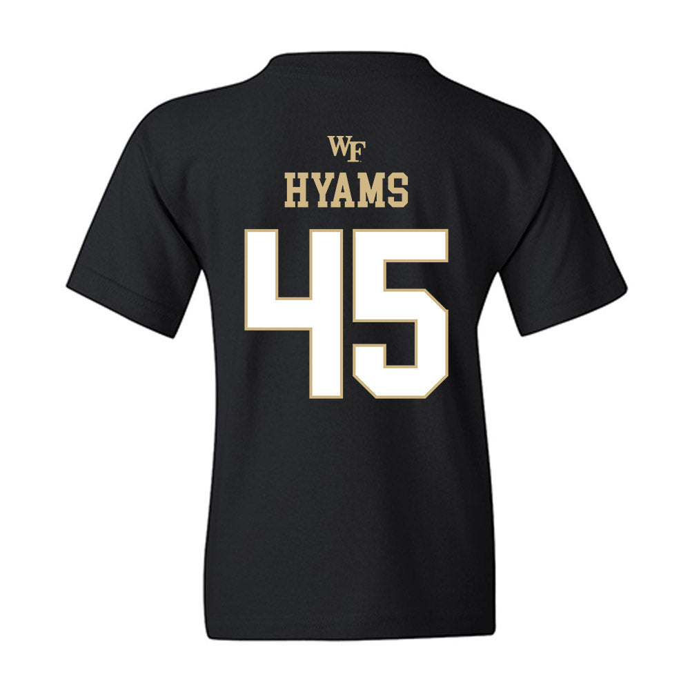 Wake Forest - NCAA Football : Ethan Hyams - Sports Shersey Youth T-Shirt-1