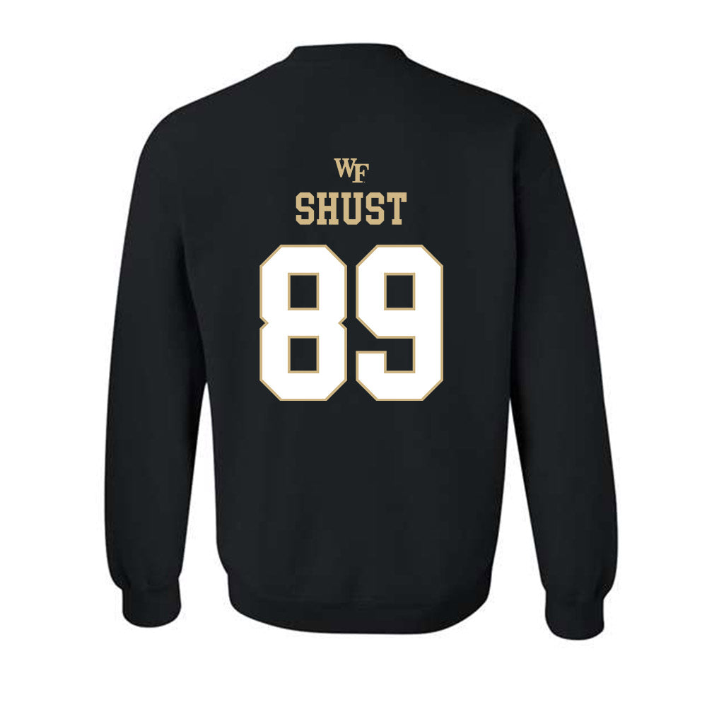 Wake Forest - NCAA Football : Brady Shust - Sports Shersey Crewneck Sweatshirt-1