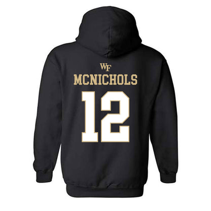 Wake Forest - NCAA Football : Tylan McNichols - Sports Shersey Hooded Sweatshirt-1