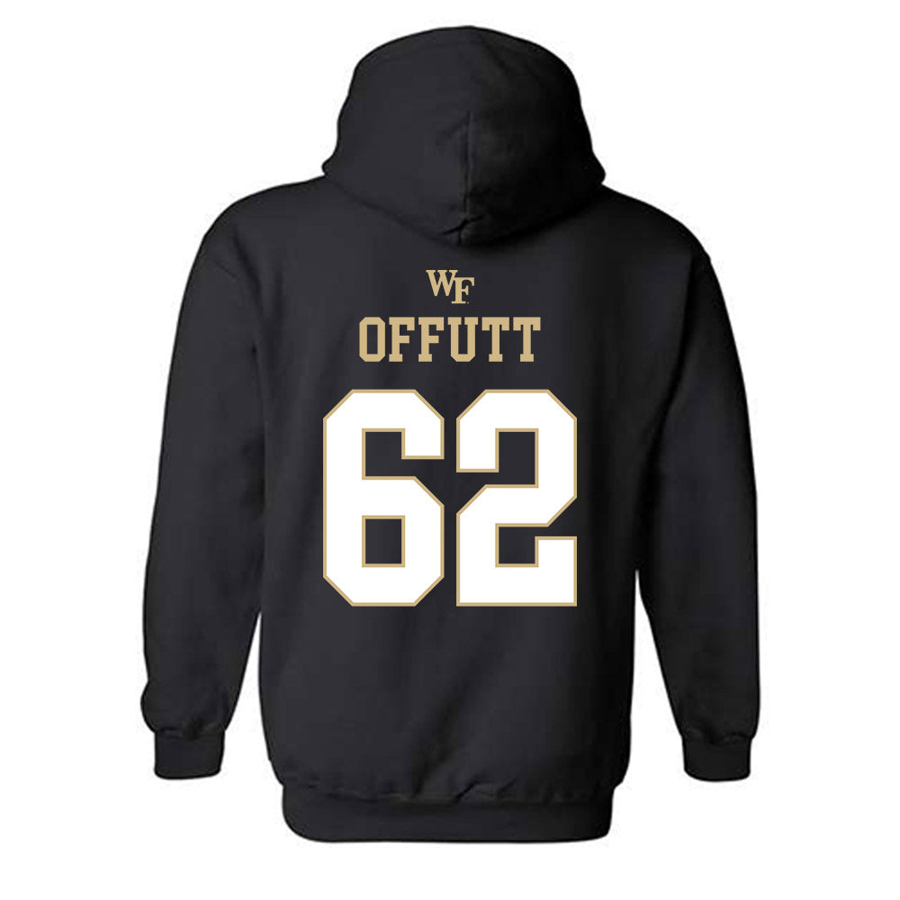 Wake Forest - NCAA Football : Jaishaun Offutt - Sports Shersey Hooded Sweatshirt-1