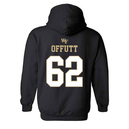 Wake Forest - NCAA Football : Jaishaun Offutt - Sports Shersey Hooded Sweatshirt-1