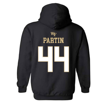 Wake Forest - NCAA Football : Monroe Partin - Sports Shersey Hooded Sweatshirt-1