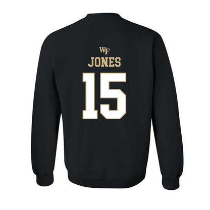 Wake Forest - NCAA Football : Gannon Jones - Sports Shersey Crewneck Sweatshirt-1