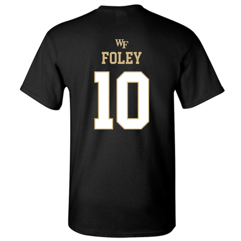 Wake Forest - NCAA Football : Jack Foley - Sports Shersey T-Shirt-1