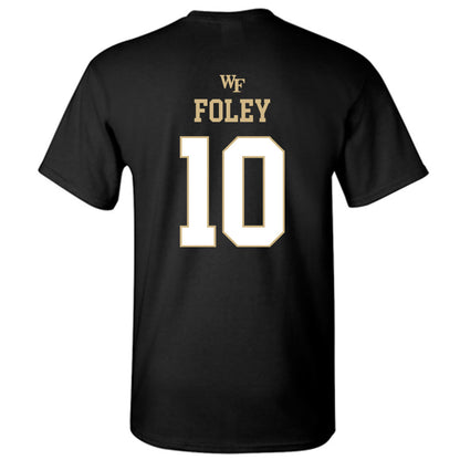 Wake Forest - NCAA Football : Jack Foley - Sports Shersey T-Shirt-1