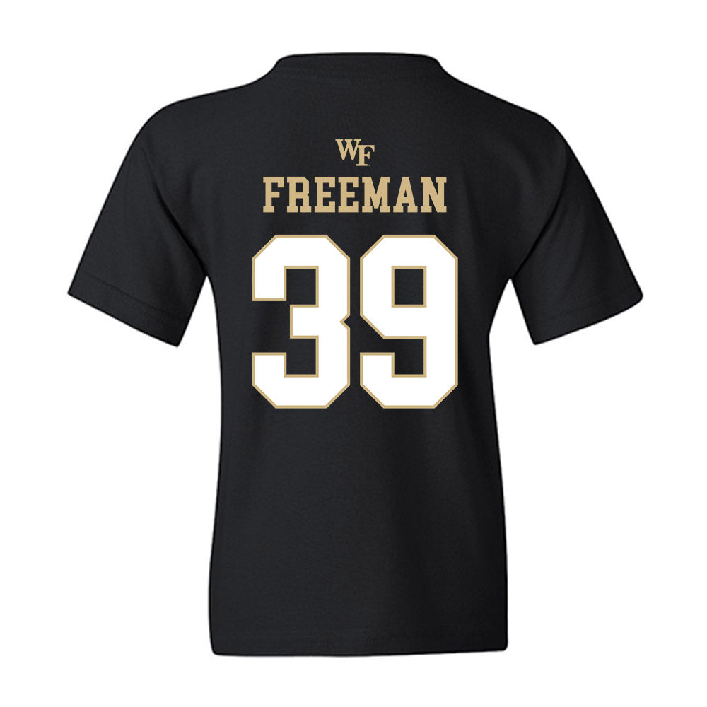 Wake Forest - NCAA Football : Wyatt Freeman - Sports Shersey Youth T-Shirt-1