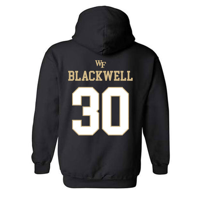 Wake Forest - NCAA Football : Jerron Blackwell - Sports Shersey Hooded Sweatshirt-1