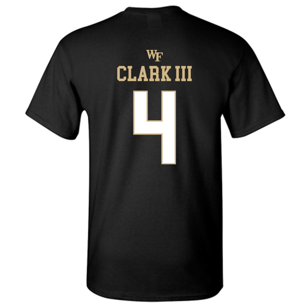 Wake Forest - NCAA Football : Ty Clark III - Sports Shersey T-Shirt-1