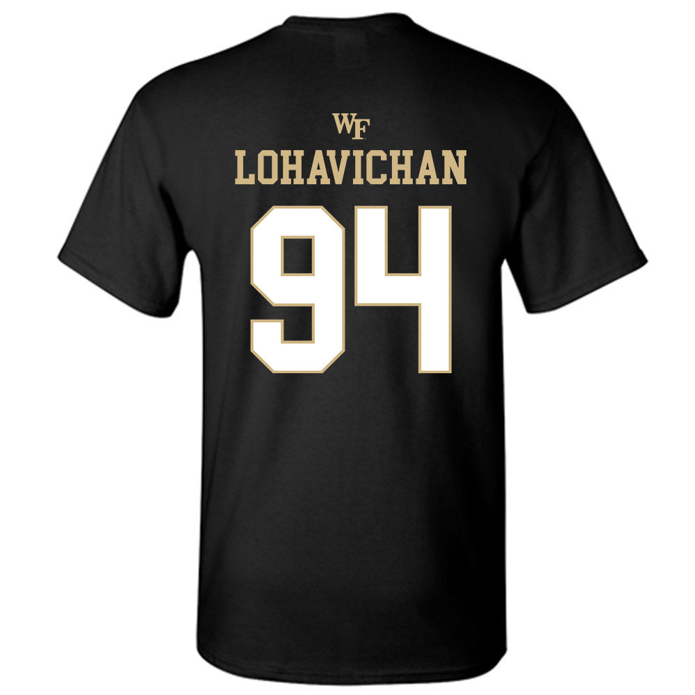 Wake Forest - NCAA Football : Zach Lohavichan - Sports Shersey T-Shirt-1