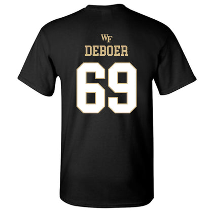 Wake Forest - NCAA Football : Dalton DeBoer - Sports Shersey T-Shirt-1