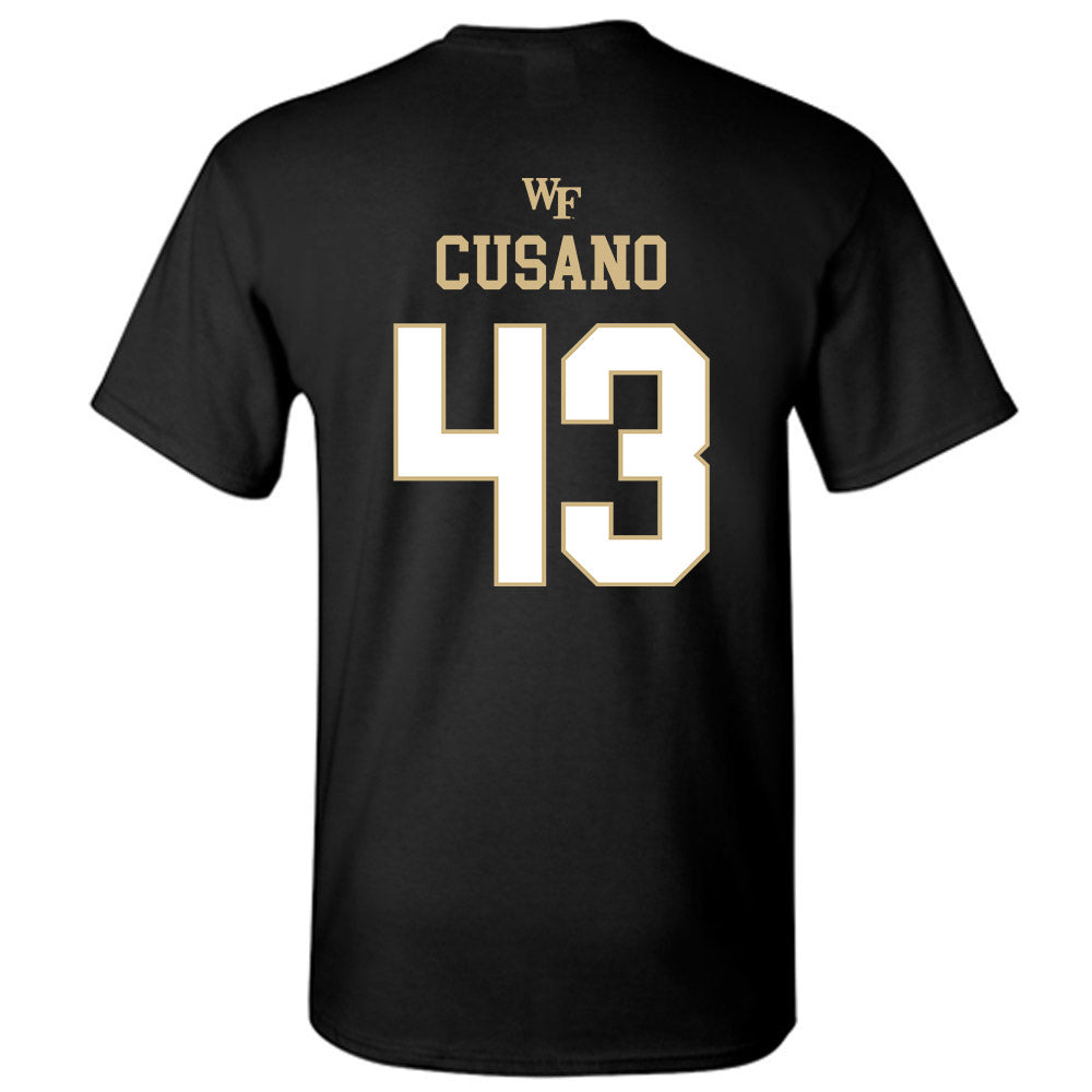 Wake Forest - NCAA Football : Frank Cusano - Sports Shersey T-Shirt-1