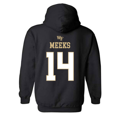 Wake Forest - NCAA Football : Antonio Meeks - Sports Shersey Hooded Sweatshirt-1