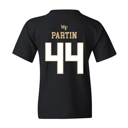 Wake Forest - NCAA Football : Monroe Partin - Sports Shersey Youth T-Shirt-1