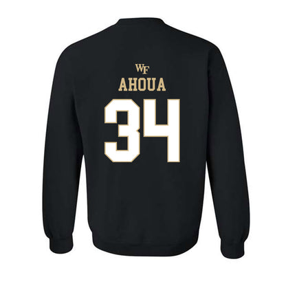 Wake Forest - NCAA Football : Micheal Ahoua - Sports Shersey Crewneck Sweatshirt-1