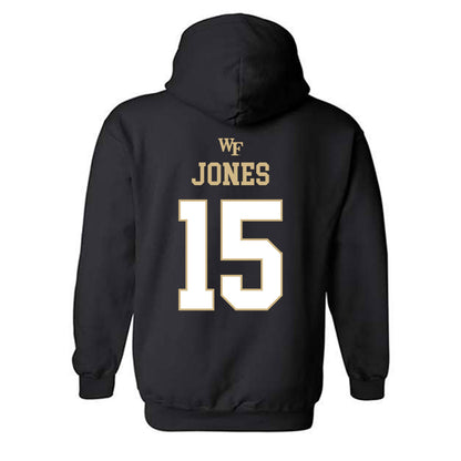 Wake Forest - NCAA Football : Gannon Jones - Sports Shersey Hooded Sweatshirt-1