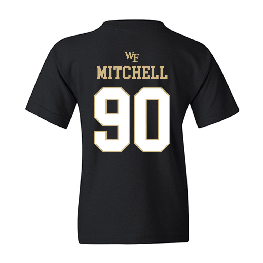 Wake Forest - NCAA Football : Sydir Mitchell - Sports Shersey Youth T-Shirt-1